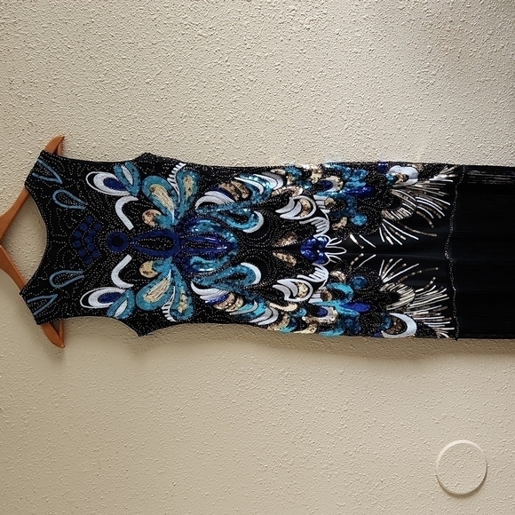 the Moon Studed Black 40s style Dress - Picture 7 of 8